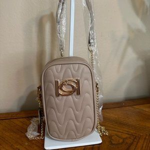 Bebe Gaga Quilted Phone Crossbody
